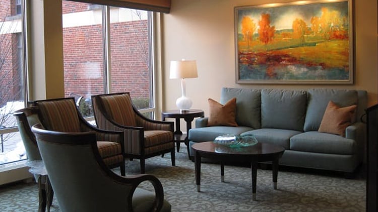 sitting area at Presbyterian Homes